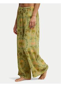 Billabong Spodnie materiałowe Beach Spirit EBJNP00141 Zielony Wide Leg. Kolor: zielony. Materiał: bawełna #2