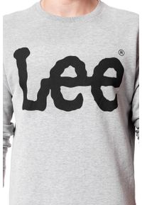 Lee - BLUZA MĘSKA LEE LOGO SWS GREY MELE L81QUB37. Wzór: nadruk. Styl: klasyczny #8
