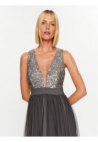 Rinascimento Sukienka wieczorowa CFC0115187003 Szary Regular Fit. Kolor: szary. Materiał: syntetyk. Styl: wizytowy #4