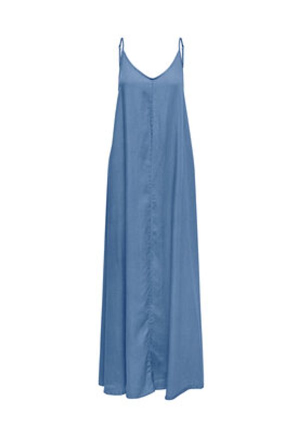 only - ONLY Sukienka letnia Charis 15337932 Niebieski Loose Fit. Kolor: niebieski. Materiał: lyocell. Sezon: lato