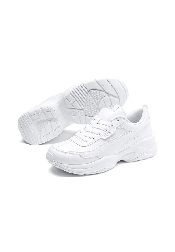 Buty do chodzenia damskie Puma Cilia Mode. Kolor: biały, wielokolorowy, szary. Materiał: materiał, syntetyk, tkanina. Sezon: lato. Sport: turystyka piesza