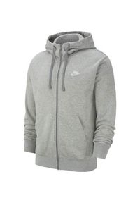 Bluza sportowa męska Nike Sportswear Club. Typ kołnierza: kaptur. Kolor: szary. Sport: fitness