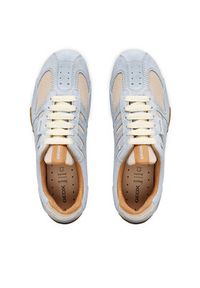Geox Sneakersy D Snake Original D65B0A 01422 C1S0B Błękitny. Kolor: niebieski. Materiał: skóra, zamsz #3