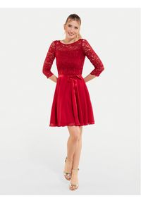 Swing Sukienka koktajlowa 77761210 Czerwony Regular Fit. Kolor: czerwony. Materiał: syntetyk. Styl: wizytowy #1