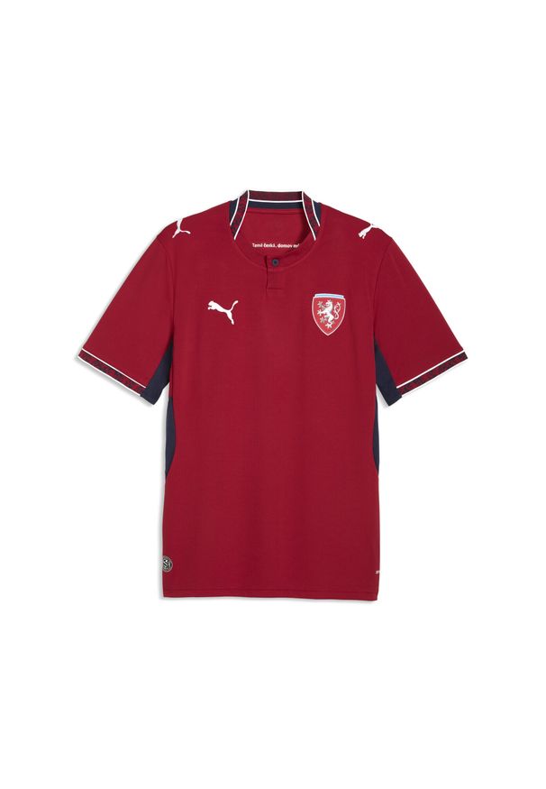 Puma - Męska koszulka domowa reprezentacji Czech 2026 PUMA. Kolor: czerwony. Sport: piłka nożna