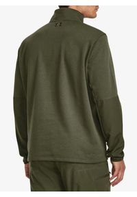Bluza męska z zamkiem 1/2 Under Armour Tac Rival Job Fleece. Kolor: zielony