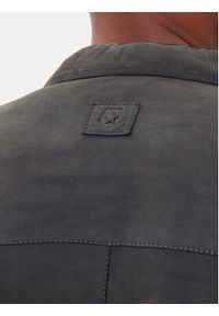 Milestone Kurtka skórzana MSRenaldo 531006 60725 Szary Regular Fit. Kolor: szary. Materiał: skóra #8