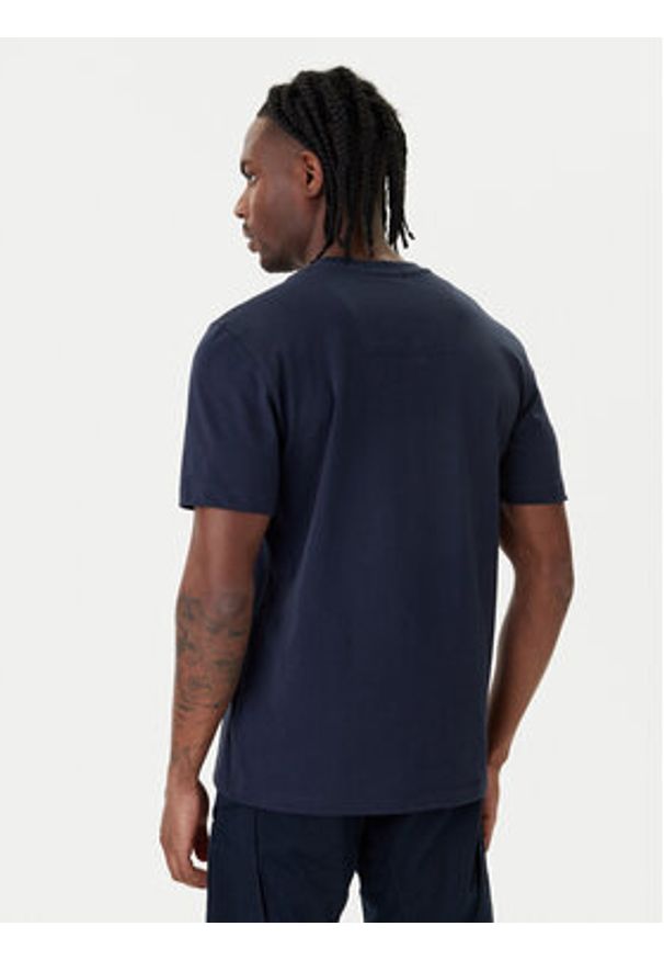 Aeronautica Militare T-Shirt 261TS2544UJ00592 Granatowy Regular Fit. Kolor: niebieski. Materiał: bawełna