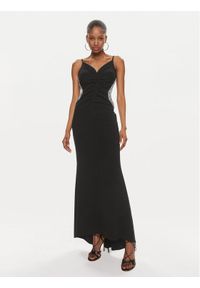 Rinascimento Sukienka wieczorowa CFC0117706003 Czarny Slim Fit. Kolor: czarny. Materiał: syntetyk. Styl: wizytowy #1