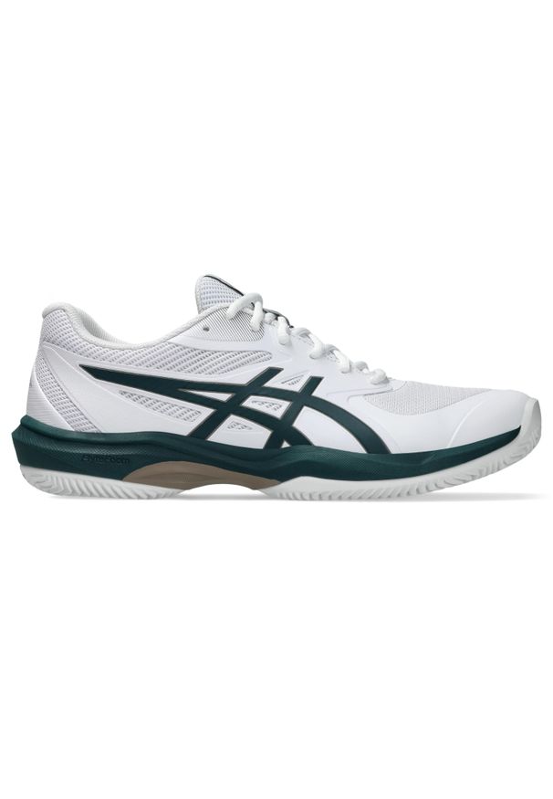 Buty do tenisa Asics Game FF Clay/Oc. Kolor: biały, wielokolorowy, zielony. Sport: tenis
