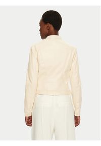 Guess Kurtka skórzana W4YL04 WE480 Écru Regular Fit. Materiał: skóra #2