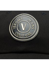 Versace Jeans Couture Czapka z daszkiem 74YAZK16 Czarny. Kolor: czarny. Materiał: materiał