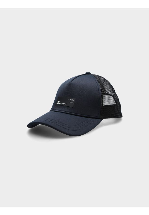 4f - Czapka z daszkiem snapback męska. Kolor: niebieski