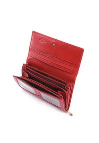 Wittchen - Damski portfel skórzany z herbem duży czerwony. Kolor: czerwony. Materiał: skóra #3