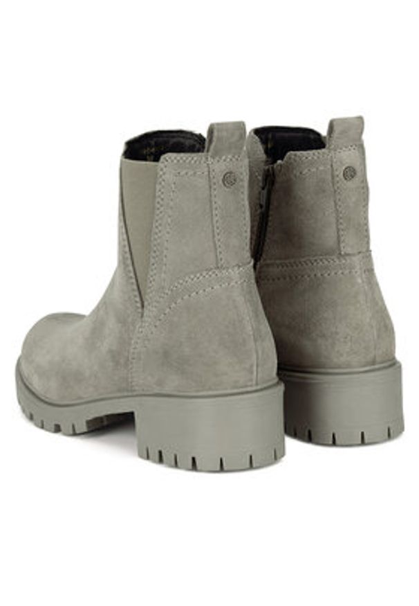 Lasocki Botki WI16-D-466-02 Szary. Kolor: szary. Materiał: skóra, zamsz