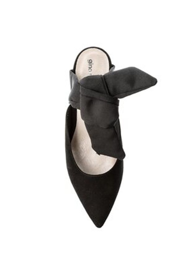 Gino Rossi Klapki Rumi DLH775-AB3-4900-9900-0 Czarny. Kolor: czarny. Materiał: skóra, zamsz