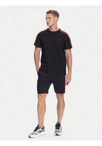 Hugo - HUGO T-Shirt Liam 50540912 Czarny Regular Fit. Kolor: czarny. Materiał: bawełna #4