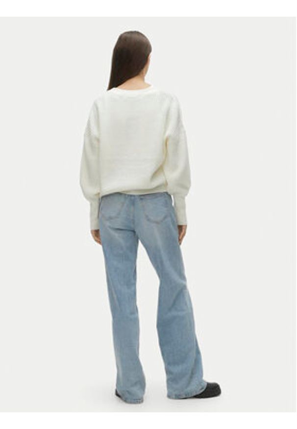 Vero Moda Kardigan Lea 10249632 Biały Regular Fit. Kolor: biały. Materiał: syntetyk