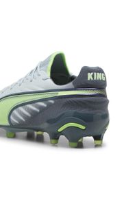 Puma - Buty piłkarskie unisex PUMA KING ULTIMATE FG/AG. Kolor: niebieski, szary, żółty, wielokolorowy. Sport: piłka nożna