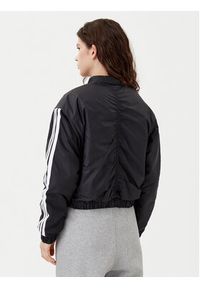 Adidas - adidas Kurtka bomber Essentials 3-Stripes JD1296 Czarny Loose Fit. Kolor: czarny. Materiał: syntetyk