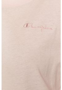 Champion - T-shirt 112732. Kolor: różowy. Materiał: dzianina #2
