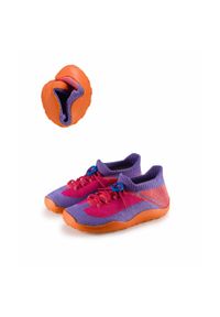 Buty minimalistyczne dziecięce classic Brubeck Barefoot Merino. Kolor: fioletowy, pomarańczowy, wielokolorowy. Sport: turystyka piesza