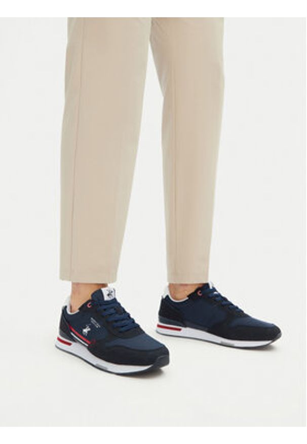 Beverly Hills Polo Club Sneakersy V5-6414 Granatowy. Kolor: niebieski. Materiał: syntetyk, materiał