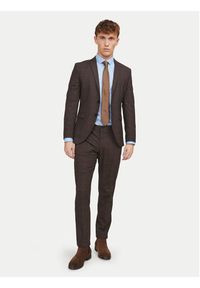 Jack & Jones - Jack&Jones Koszula 12201905 Błękitny Slim Fit. Kolor: niebieski. Materiał: bawełna