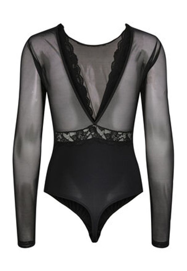 Pieces Body 17141142 Czarny Slim Fit. Kolor: czarny. Materiał: syntetyk