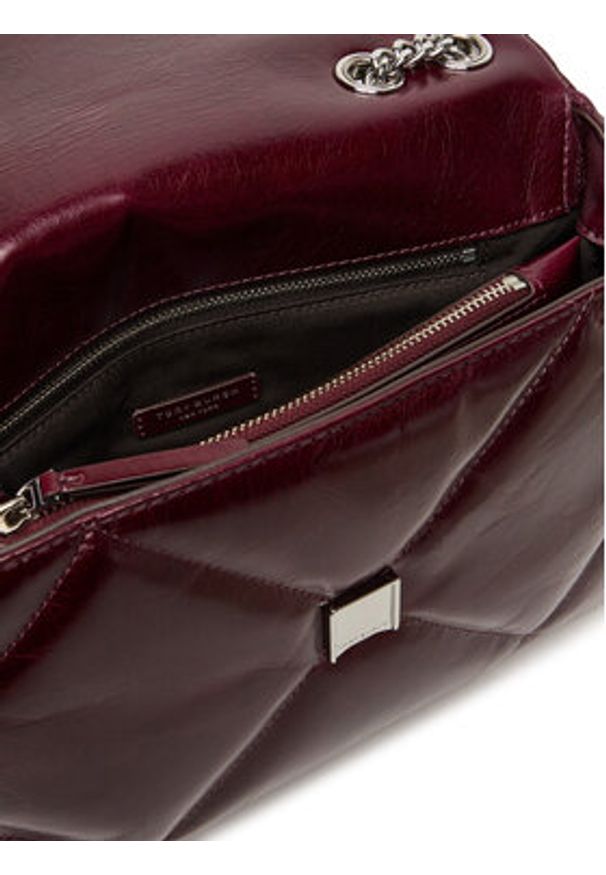 Tory Burch Torebka 169325 Bordowy. Kolor: czerwony. Materiał: skórzane