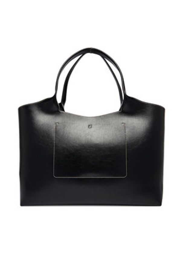 Love Moschino - LOVE MOSCHINO Torebka JC4129PP1OLH0000 Czarny. Kolor: czarny. Materiał: skórzane