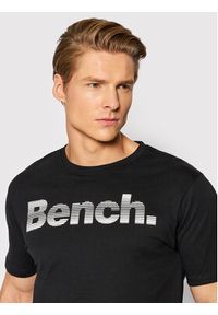 Bench T-Shirt Leandro 118985 Czarny Regular Fit. Kolor: czarny. Materiał: bawełna