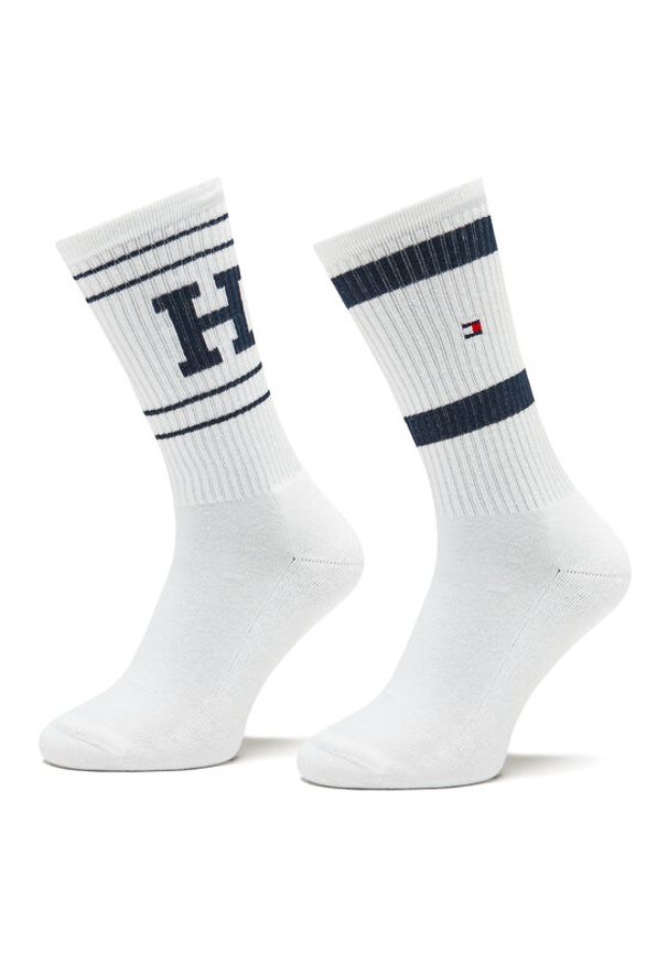 TOMMY HILFIGER - Zestaw 2 par wysokich skarpet męskich Tommy Hilfiger. Kolor: biały
