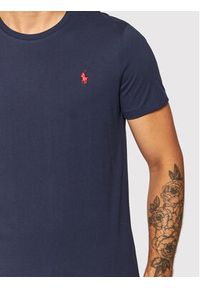 Polo Ralph Lauren T-Shirt Bsr 710680785 Granatowy Custom Slim Fit. Typ kołnierza: polo. Kolor: niebieski. Materiał: bawełna #5