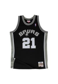 Mitchell & Ness - Koszulka Nba San Antonio Spurs Tim Duncan. Kolor: czarny, wielokolorowy, biały. Sport: koszykówka #1