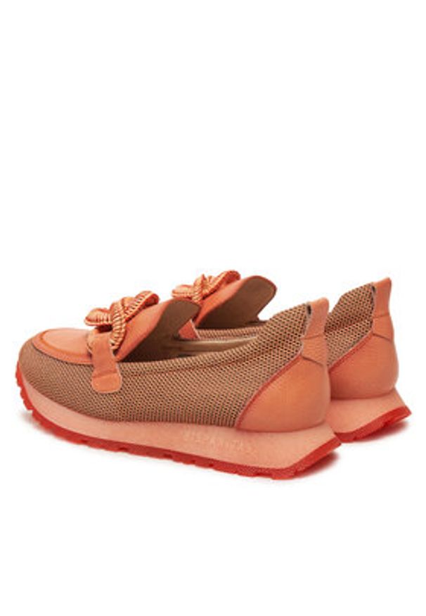 Hispanitas Półbuty HV254065 Koralowy. Kolor: pomarańczowy. Materiał: skóra