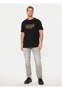 Armani Exchange T-Shirt XM000326 AF10364 UC001 Czarny Regular Fit. Kolor: czarny. Materiał: bawełna #4