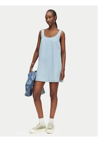 Roxy Sukienka jeansowa Beach Flow ERJDD03007 Niebieski Regular Fit. Kolor: niebieski. Materiał: bawełna #3