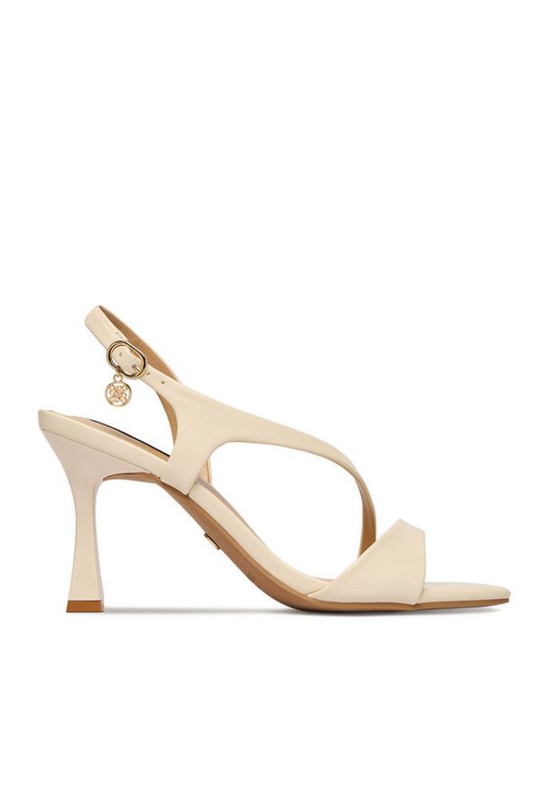 Nine West Sandały SXH1374-20 Beżowy. Kolor: beżowy. Materiał: materiał