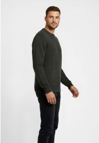 Volcano - Bawełniany sweter S-RAYAN. Okazja: na co dzień. Materiał: bawełna. Wzór: melanż. Styl: klasyczny, casual, elegancki #1