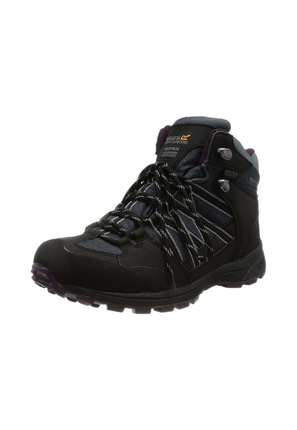Buty trekkingowe damskie Regatta Samaris II Mid wodoodporne. Kolor: szary