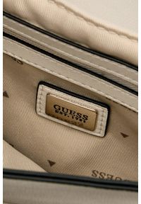 Guess - GUESS Pikowana torebka ecru Giully 2. Kolor: biały. Materiał: pikowane. Styl: elegancki #7