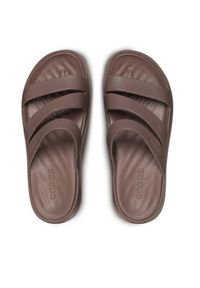 Crocs Klapki Getaway Strappy 209587 Brązowy. Kolor: brązowy