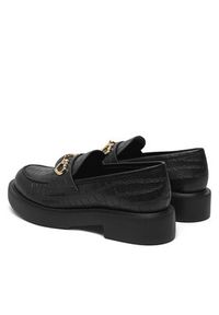 Love Moschino - LOVE MOSCHINO Loafersy JA10394G1MIB0000 Czarny. Kolor: czarny. Materiał: skóra #5