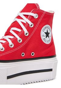 Converse Trampki Chuck Taylor All Star Lift Double Stack A15542C Czerwony. Kolor: czerwony. Materiał: materiał