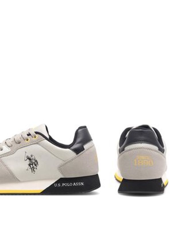 U.S. Polo Assn. Sneakersy NOBIL011M/CNH1 Szary. Kolor: szary. Materiał: materiał