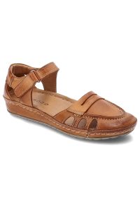 Brązowe Sandały Armodo Wygodne Obuwie Damskie. Okazja: na co dzień, na spacer. Kolor: brązowy. Sezon: lato. Styl: casual, boho
