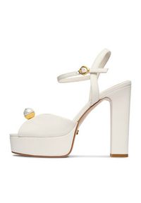 Gino Rossi - GINO ROSSI Sandały CEO-ROSE-LT2092-2 Biały. Kolor: biały. Materiał: skóra #5