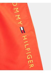TOMMY HILFIGER - Tommy Hilfiger Szorty kąpielowe UB0UB00487 Pomarańczowy Regular Fit. Kolor: pomarańczowy. Materiał: syntetyk #2