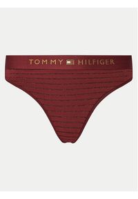 TOMMY HILFIGER - Tommy Hilfiger Stringi UW0UW05589 Czerwony. Kolor: czerwony. Materiał: bawełna